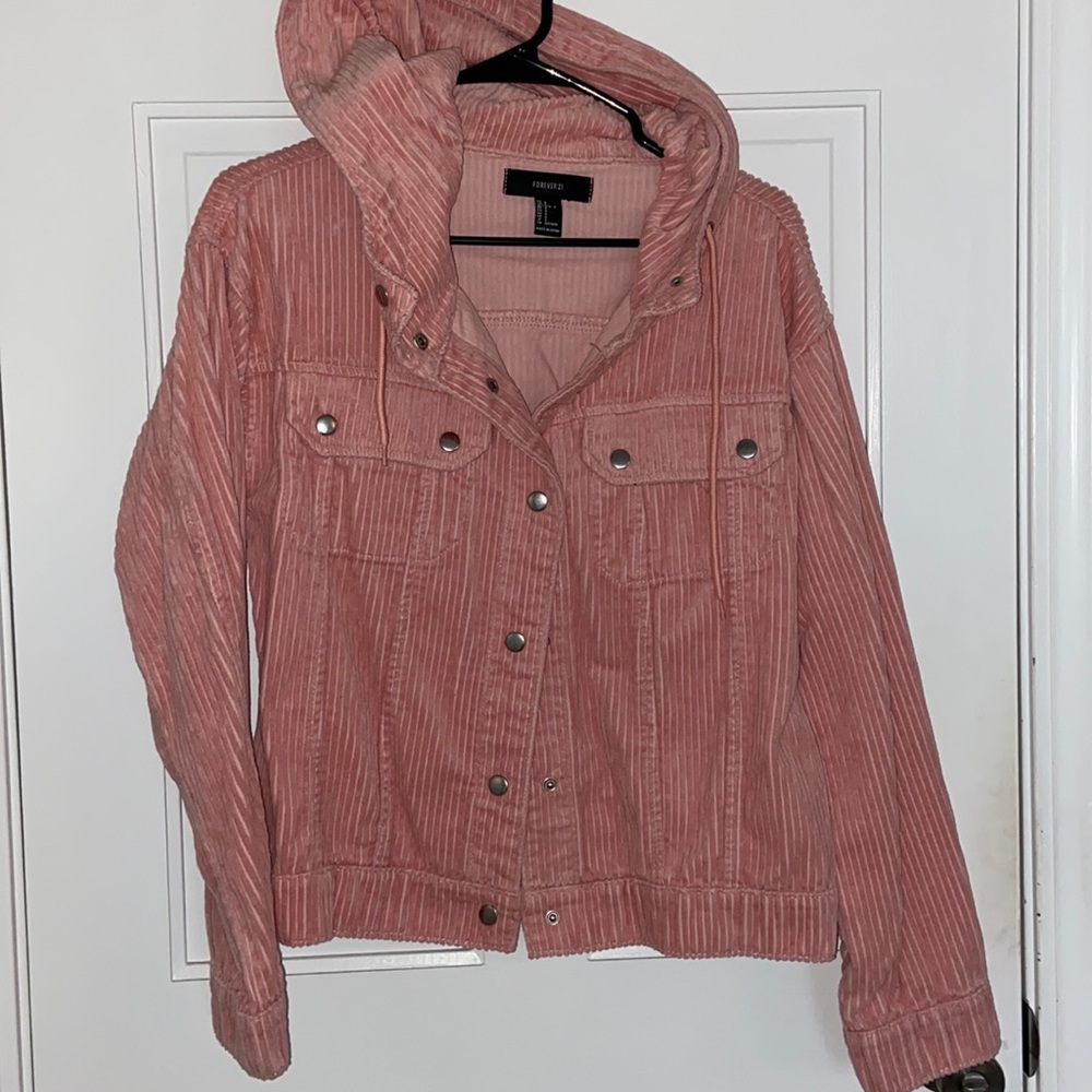 Corduroy Button Up Jacket